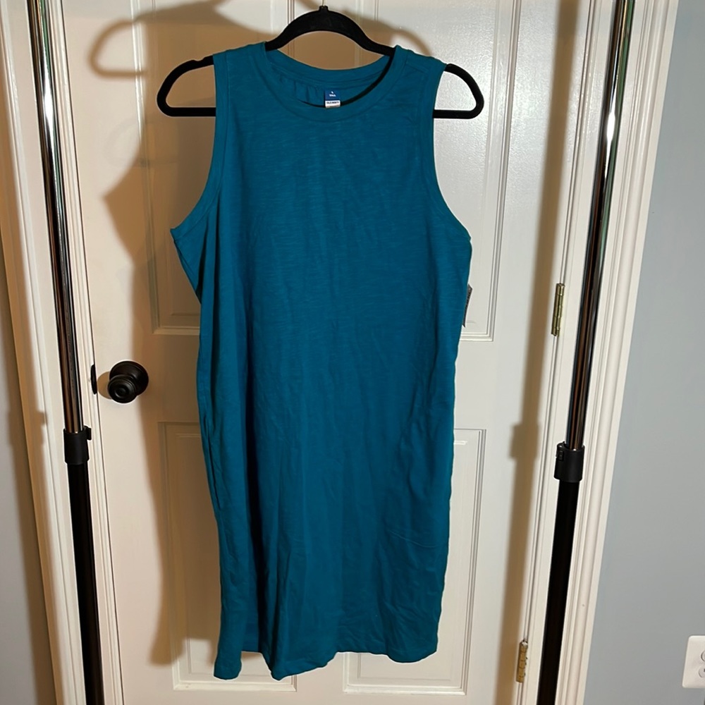 NWT Sleeveless A-Line Mini Shift Dress for Women in Large TALL